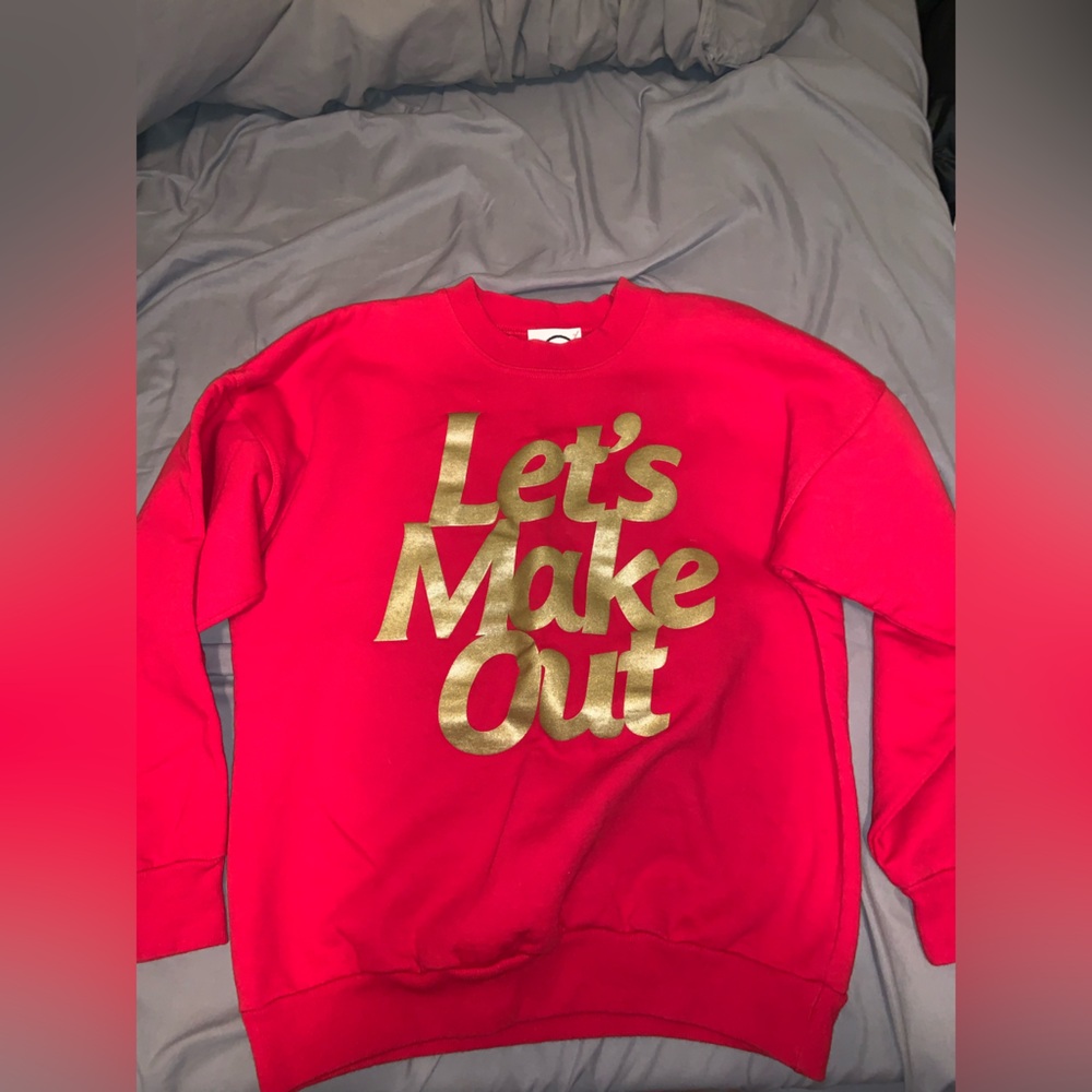 LETS MAKE OUT SWEATER